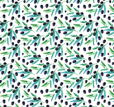 Store enrouleur Feuilles et prunes