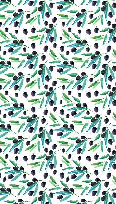 Store enrouleur Feuilles et prunes