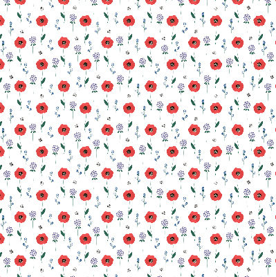 Store intérieur Fleurs de pavot