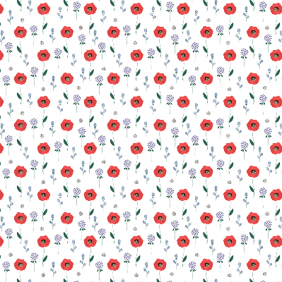 Store intérieur Fleurs de pavot