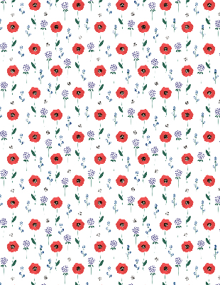 Store intérieur Fleurs de pavot