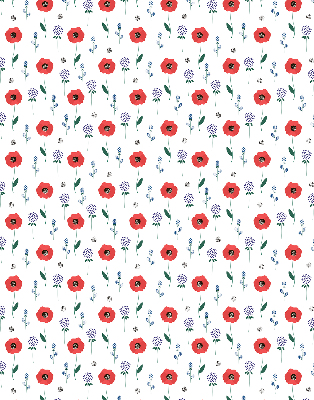 Store intérieur Fleurs de pavot