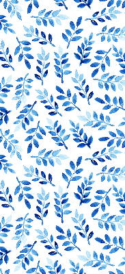 Store enrouleur Feuilles bleues