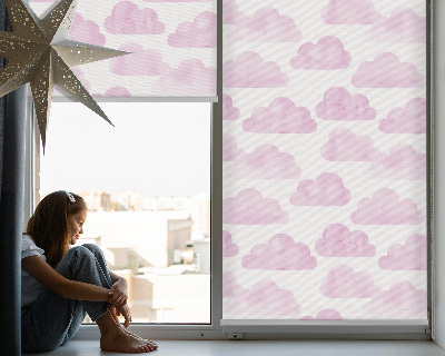 Store intérieur Nuages roses