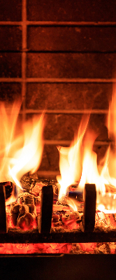 Store enrouleur Cheminée