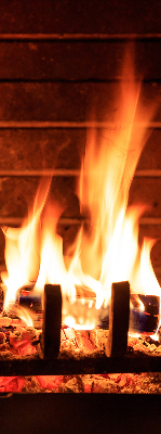 Store enrouleur Cheminée