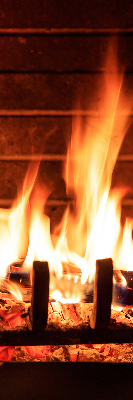 Store enrouleur Cheminée