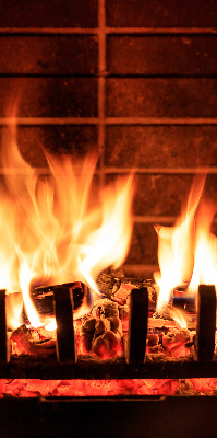 Store enrouleur Cheminée