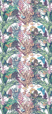 Store intérieur Papillons sur des fleurs