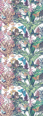 Store intérieur Papillons sur des fleurs