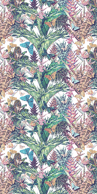 Store intérieur Papillons sur des fleurs