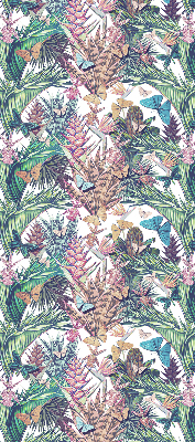 Store intérieur Papillons sur des fleurs