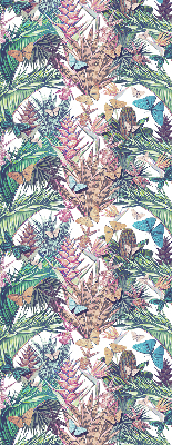 Store intérieur Papillons sur des fleurs