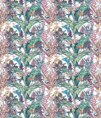 Store intérieur Papillons sur des fleurs