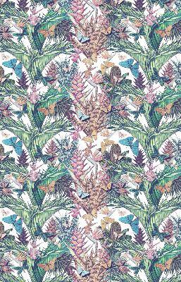 Store intérieur Papillons sur des fleurs