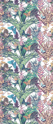 Store intérieur Papillons sur des fleurs