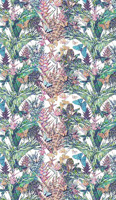 Store intérieur Papillons sur des fleurs