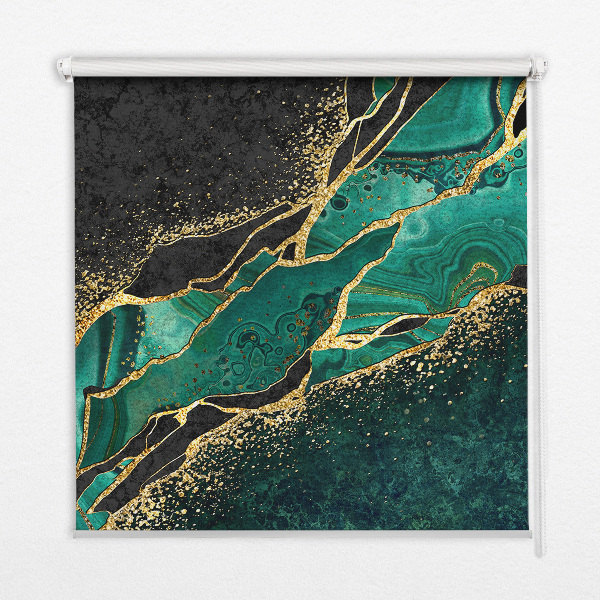 Store enrouleur Marbre vert