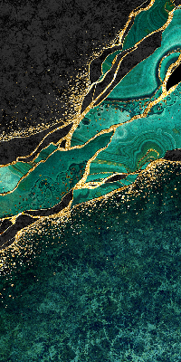 Store enrouleur Marbre vert