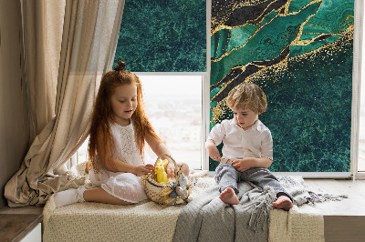 Store enrouleur Marbre vert