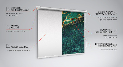 Store enrouleur Marbre vert