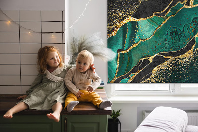 Store enrouleur Marbre vert