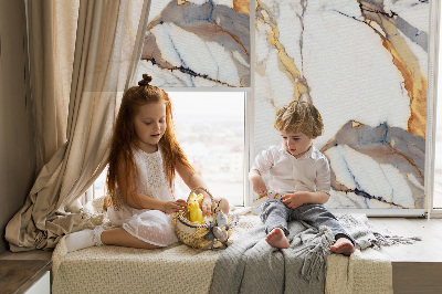 Store enrouleur Marbre