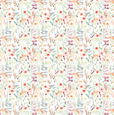 Store intérieur Fleurs colorées