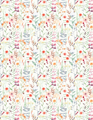 Store intérieur Fleurs colorées