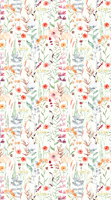 Store intérieur Fleurs colorées