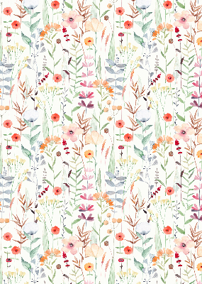 Store intérieur Fleurs colorées