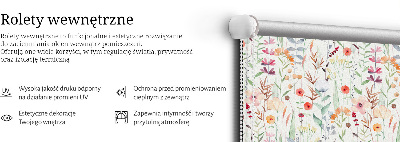 Store intérieur Fleurs colorées