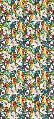 Store enrouleur Oiseaux et fleurs