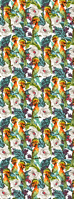 Store enrouleur Oiseaux et fleurs