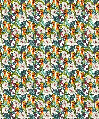 Store enrouleur Oiseaux et fleurs