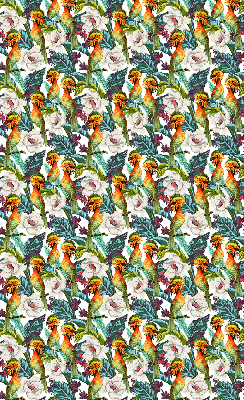 Store enrouleur Oiseaux et fleurs