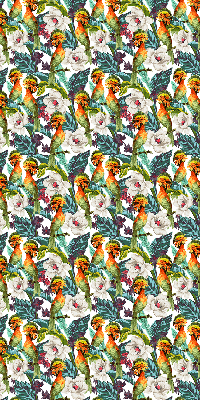 Store enrouleur Oiseaux et fleurs