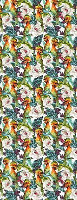 Store enrouleur Oiseaux et fleurs