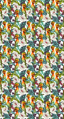 Store enrouleur Oiseaux et fleurs