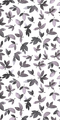 Store enrouleur Feuilles rose foncé