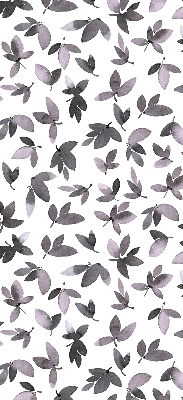 Store enrouleur Feuilles rose foncé