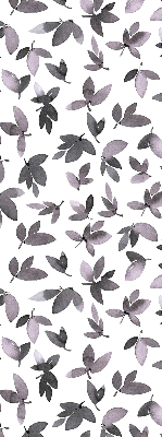 Store enrouleur Feuilles rose foncé