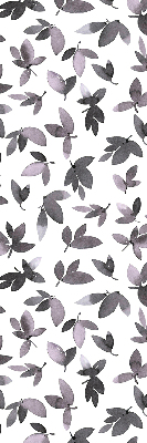 Store enrouleur Feuilles rose foncé