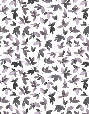 Store enrouleur Feuilles rose foncé