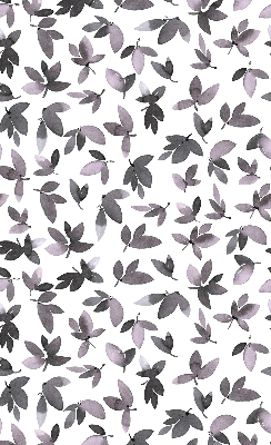 Store enrouleur Feuilles rose foncé