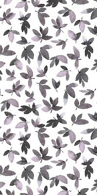 Store enrouleur Feuilles rose foncé