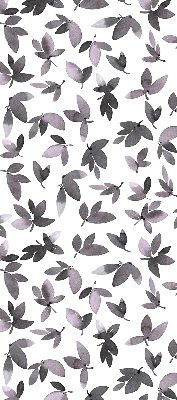 Store enrouleur Feuilles rose foncé