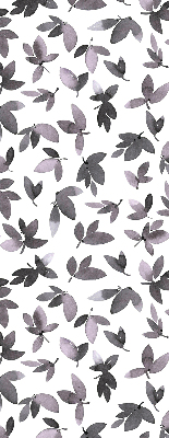 Store enrouleur Feuilles rose foncé