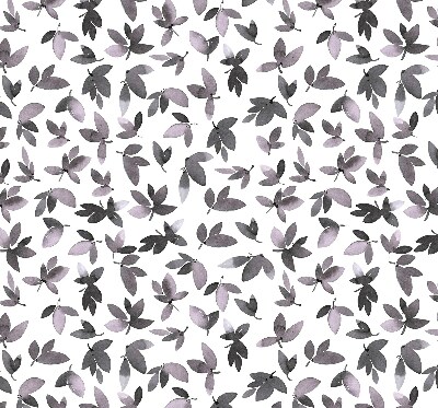 Store enrouleur Feuilles rose foncé