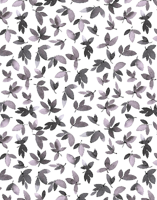 Store enrouleur Feuilles rose foncé